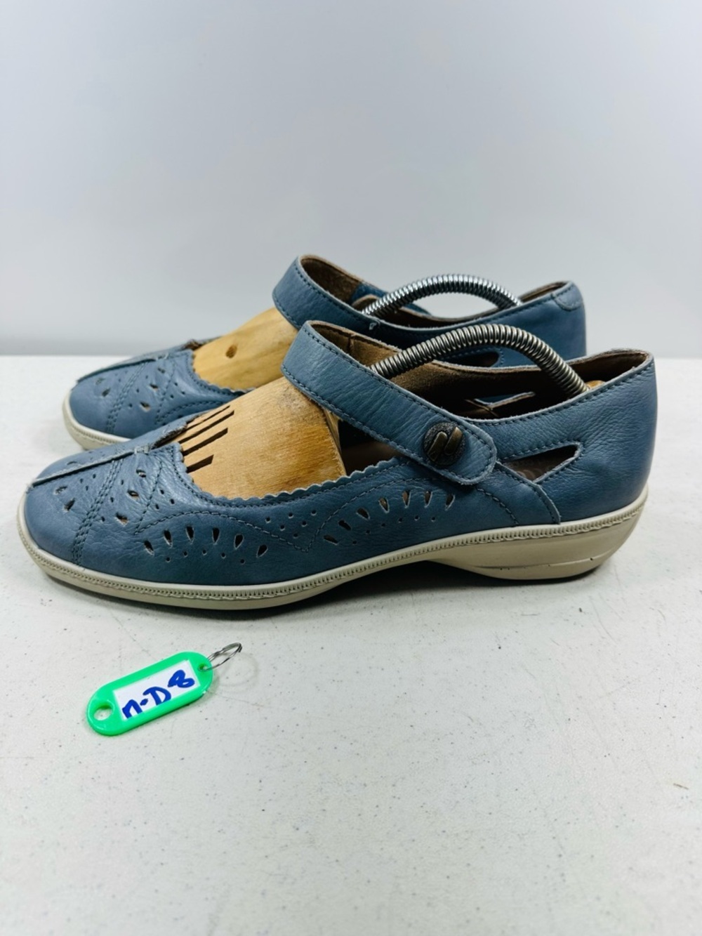Womens Hotter Mary Jane Leather  Casual Shoes Sz 9